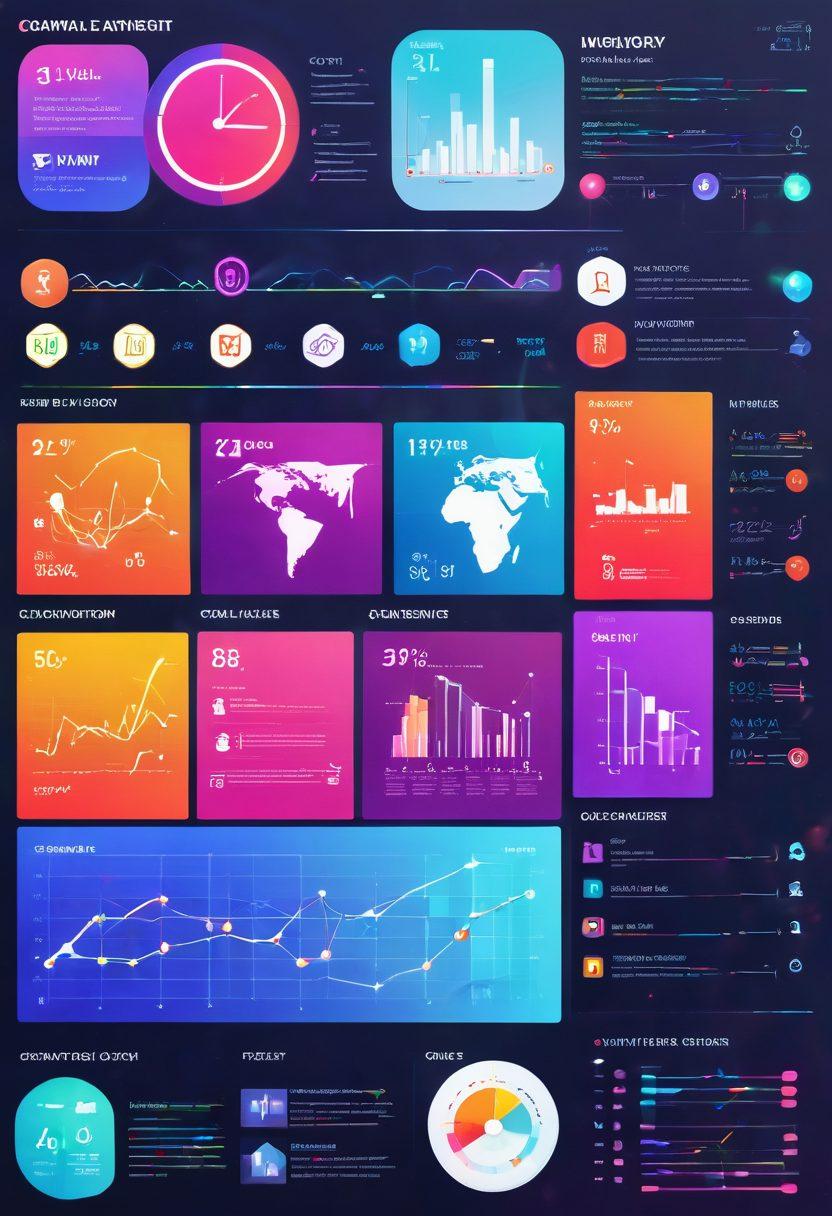 A vibrant digital diary interface with colorful notes and charts, representing insights and community growth. Include diverse figures interacting around the diary, symbolizing collaboration within the GAI network. Use elements like graphs, community icons, and glowing digital elements to enhance the sense of innovation. Set against a tech-inspired background that evokes connectivity and progress. super-realistic. vibrant colors. 3D.